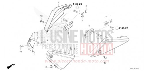 LUFTFILTER, SEITENVERKLEIDUNG CMX1100DN de 2022